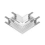 GL1045 WH белый коннектор угловой для шинопровода в натяжной потолок Magnetic 220V 100*100*51