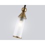 LH55251 BK/BS/CL черный/латунь/прозрачный E14 max 40W D65*1500