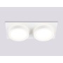 TN52423/2 WH/FR белый/белый матовый GX53 max 12W 210*105*45