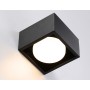 TN70827 BK черный GX53 max 12W 100*100*60
