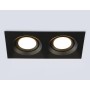 TN1146/2 BK черный IP44 GU5.3/2 180*95*38