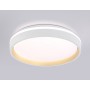 FZ601 WH/GD белый/золото IP20 46W 3000K-6500K+RGB D390*80 (ПДУ ИК)
