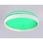 FZ601 WH/GD белый/золото IP20 46W 3000K-6500K+RGB D390*80 (ПДУ ИК)