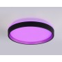 FZ604 BK/GD черный/золото IP20 46W 3000K-6500K+RGB D390*80 (ПДУ ИК)
