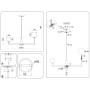 LH53001/6 SN/FR сатин никель/белый матовый G9*6 max 40W D690*680