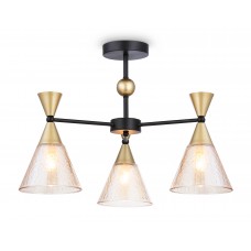 TR3169/3 BK/GD черный/золото E27/3 max 60W D580*380