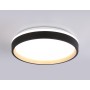 FZ604 BK/GD черный/золото IP20 46W 3000K-6500K+RGB D390*80 (ПДУ ИК)