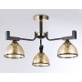 Потолочная люстра TR9098/3 BK/GD/TI Ambrella light