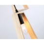 TR80499/3 BK/LW черный/светлое дерево E14/3 max 60W D350*1000