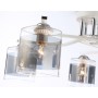 TR303219/5 WH/CH/SM белый/хром/дымчатый E27*5 max 60W D580*250
