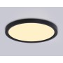 FZ1906 BK черный IP54 26W 3000K-6500K CCT-переключатель D370*25 (Без ПДУ)