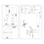 LH53254 BS/FR латунь/белый матовый E14 max 40W 110*100*400