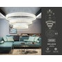 FA6181/3 WH белый 245W 3000K+6400K/3000K/6400K/4200K+4200K D800*940 (ПДУ РАДИО 2.4G)