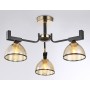 Потолочная люстра TR9098/3 BK/GD/TI Ambrella light