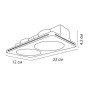 Точечный встраиваемый светильник Arte Lamp INVISIBLE A9283PL-2WH