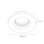 Точечный встраиваемый светильник Arte Lamp INVISIBLE A9281PL-1WH