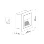 Подсветка для лестниц Arte Lamp PIAZZA A7325IN-1BK