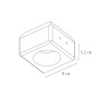 Точечный встраиваемый светильник Arte Lamp INVISIBLE A9286PL-1WH