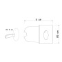 Подсветка для лестниц Arte Lamp PIAZZA A3402IN-1BK
