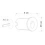Подсветка для лестниц Arte Lamp PIAZZA A3802IN-1BK