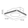 Точечный встраиваемый светильник Arte Lamp INVISIBLE A9283PL-1WH