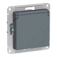 Розетка с крышкой, со шторками Schneider Electric