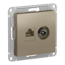 Розетка TV+RJ45 Cat.5 Schneider Electric , оконечная