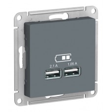 Розетка 2xUSB 5В 2,1А Schneider Electric
