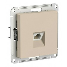 Розетка компьютерная 1xRJ45 Cat.5 Schneider Electric , песок