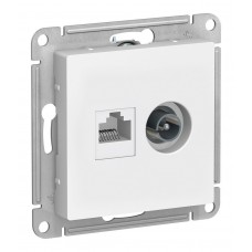 Розетка TV+RJ45 Cat.5 Schneider Electric , оконечная