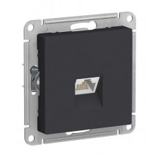 Розетка компьютерная RJ45 6A (IEC) Schneider Electric, карбон