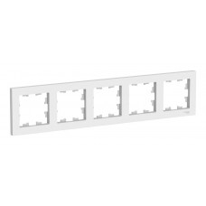 Рамка 5 постов Schneider Electric , белый