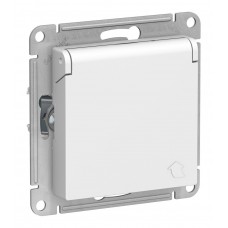 Розетка с крышкой, со шторками Schneider Electric