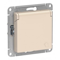 Розетка с крышкой, со шторками Schneider Electric