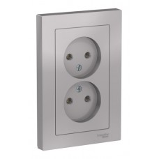 Розетка двойная на одно гнездо Schneider Electric