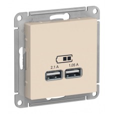 Розетка 2xUSB 5В 2,1А Schneider Electric