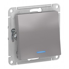 Переключатель 1-клавишный с подсветкой Schneider Electric (проходной)