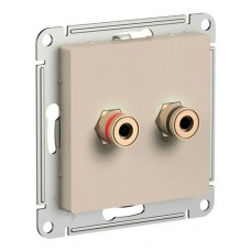 Аудио-розетка акустическая Schneider Electric , песок