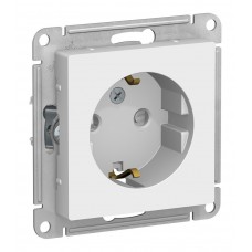 Розетка с заземлением, со шторками Schneider Electric