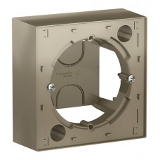 Коробка для наружного монтажа ATLASDESIGN, шампань