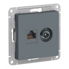 Розетка TV+RJ45 Cat.5 Schneider Electric , оконечная