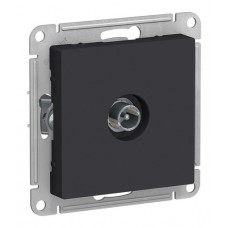 Розетка TV оконечная Schneider Electric Atlasdesign 1DB, карбон