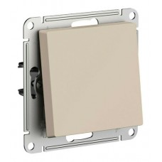 Выключатель 1-клавишный с самовозвратом Schneider Electric, песок