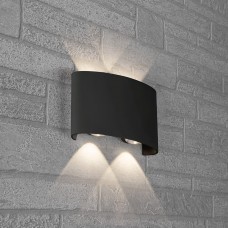 Светильник уличный светодиодный Feron DH701, 4*1W, 300Lm, 3000K, черный