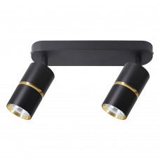 Светильник Feron ML1862 ZEN настенно-потолочный чёрный, золото