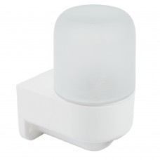 Светильник НББ 01-60-003 152х112х82мм, E27 max 60Вт, угловой пласт. корпус, стекло, IP65, белый