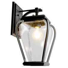 Светильник садово-парковый Feron PL741 на стену вниз, черный