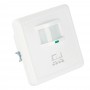 Датчик движения и освещенности 500W 12m 140° белый, SEN1A/LX2000