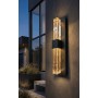 Светильник уличный светодиодный Feron DH2202 Катар 10W, 90*43*360мм, 3000К, черный (на стену вверх/вниз)