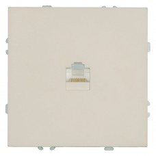 Розетка компьютерная 1-местная RJ-45 (механизм), серия Эмили, RST00-5117-08, кашемир, soft touch